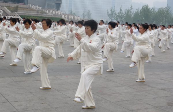 Photographie de pratiquants de Tai Chi Chuan